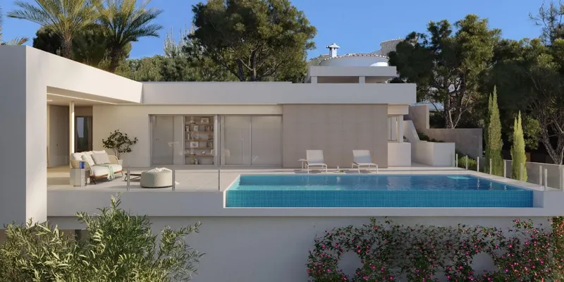 Willa z widokiem na morze w Cumbre del Sol, na północnej Costa Blanca