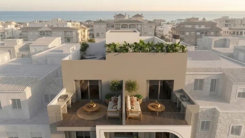 Apartamentos de nueva construcción a 600 metros de la playa en Guardamar del Segura