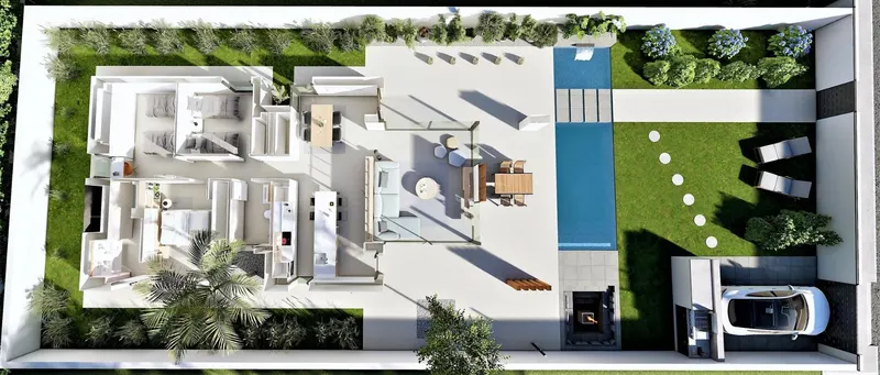 VILLAS DE OBRA NUEVA EN SAN FULGENCIO
