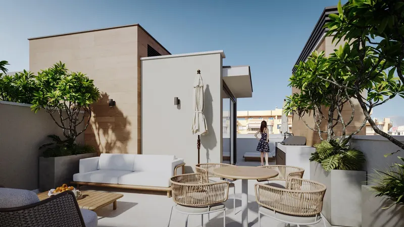Adosados de lujo de nueva construcción en Fuengirola, a solo 220 metros del mar