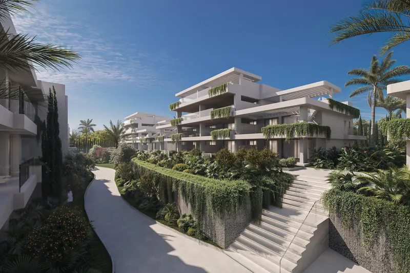 Luxury New Build Apartments in Estepona Just 400 m from the Beach