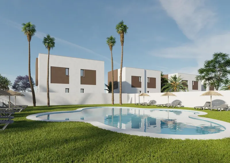 New Semi-Detached Villas by the Sea in La Marina - El Pinet Beach