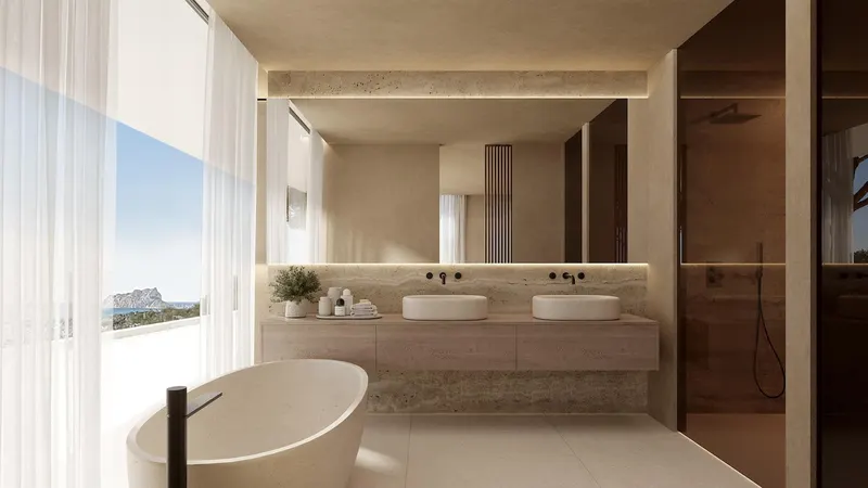Villa contemporánea de lujo con vistas panorámicas al mar en Montemar, Benissa
