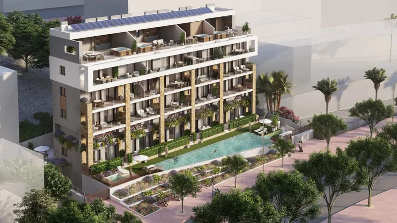 Apartamentos de lujo frente al mar en Villajoyosa con vistas panorámicas al Mediterráneo