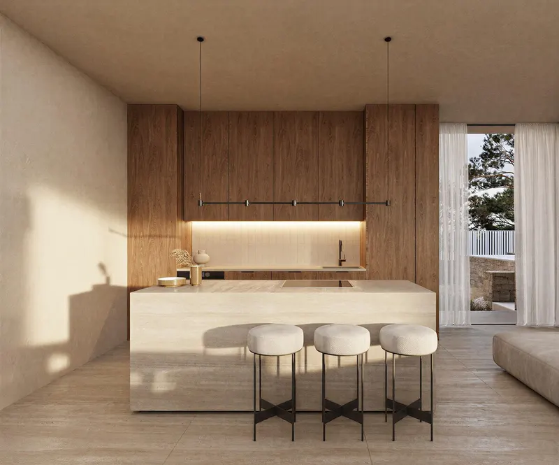 Villa contemporánea con vistas panorámicas al mar en La Fustera, Benissa Costa