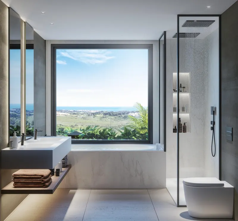 EXCLUSIVE COMPLEX WITH THE BEST GOLF AND SEA VIEWS IN MIJAS