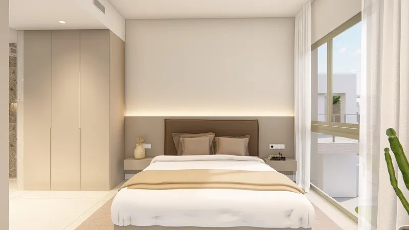 New Build Resort Apartments at La Serena Golf-Los Alcazares Near the Beach