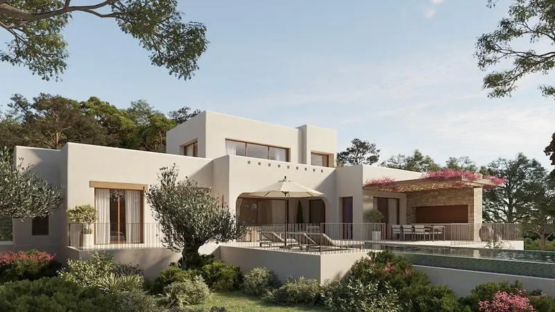 Luksusowa willa w stylu ibizskim w La Fustera (Benissa Costa) Zaledwie 1 km od plaży