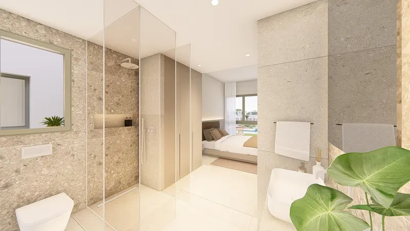 New Build Resort Apartments at La Serena Golf-Los Alcazares Near the Beach