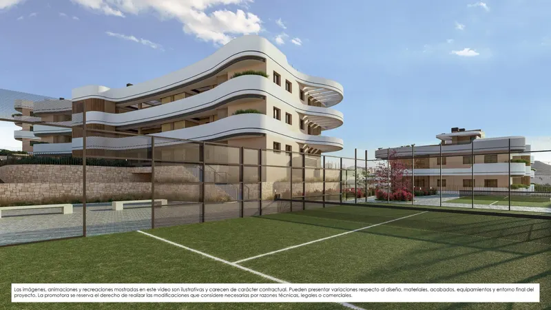 Apartamentos de nueva construcción en venta en Finestrat con vistas al mar y servicios al estilo de un complejo turístico