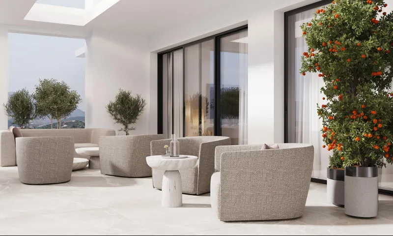Moderno Residencial en Estepona: Amplios apartamentos con soleadas terrazas