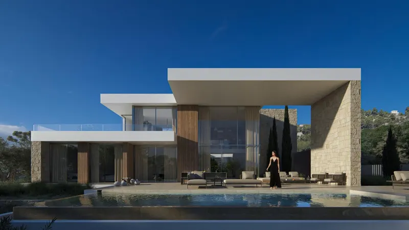 Villa contemporánea de lujo con vistas al mar en Benimeit, Moraira