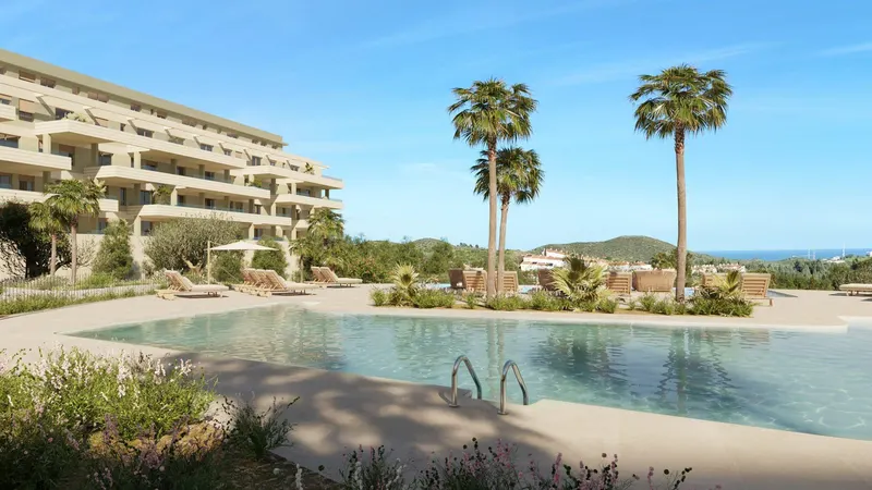 Nowe apartamenty z rozległym widokiem w Mijas Costa – Costa del Sol