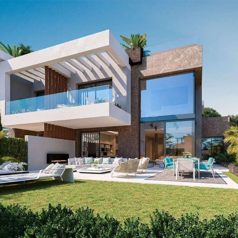 Lujosas casas adosadas de nueva construcción en Río Real, Marbella