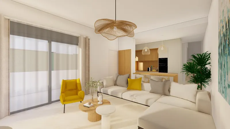 Modernas villas adosadas con piscina privada cerca del mar en Santiago de la Ribera
