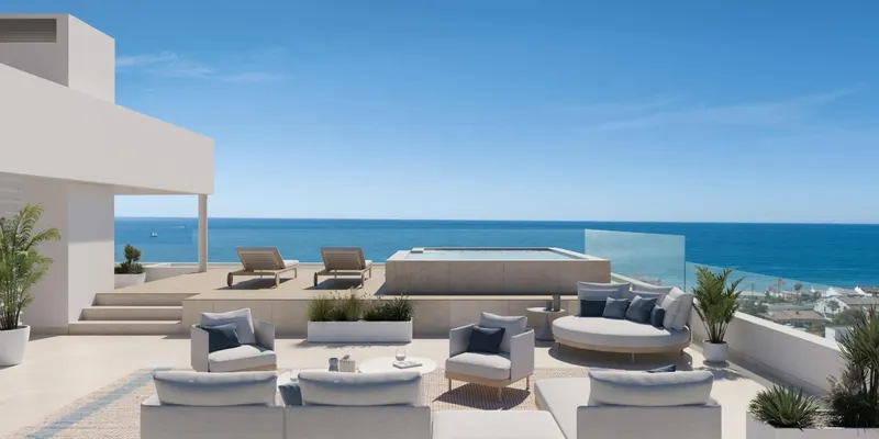 New Build Homes with Sea Views in the Best Area of Estepona
