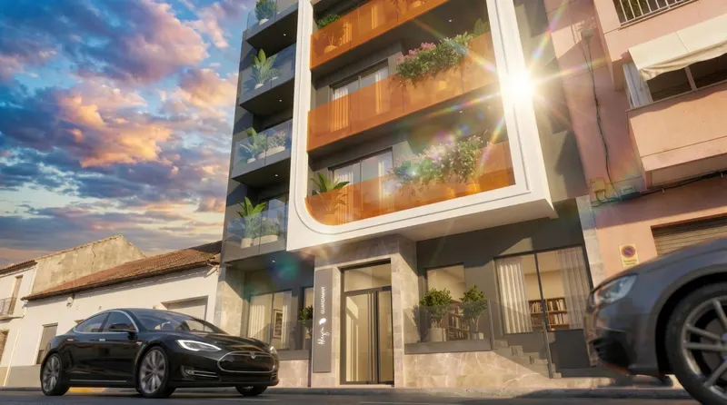 Apartamentos de nueva construcción a 600 metros de la playa en Guardamar del Segura