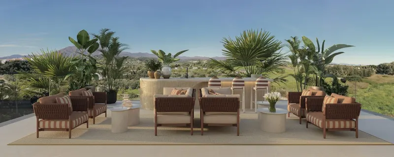 Apartamentos de lujo de nueva construcción a 100 metros de la playa en Estepona