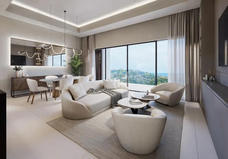 Luxury New Build Attached Villas with Sea Views and private pool in Casares del Sol