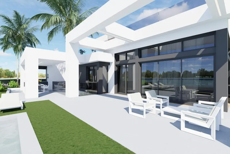 Frontline Lake Luxury Villa in Santa Rosalia Lake and Life Resort Murcia