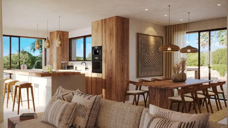 Villa de nueva construcción estilo Ibiza con características de lujo en Jávea