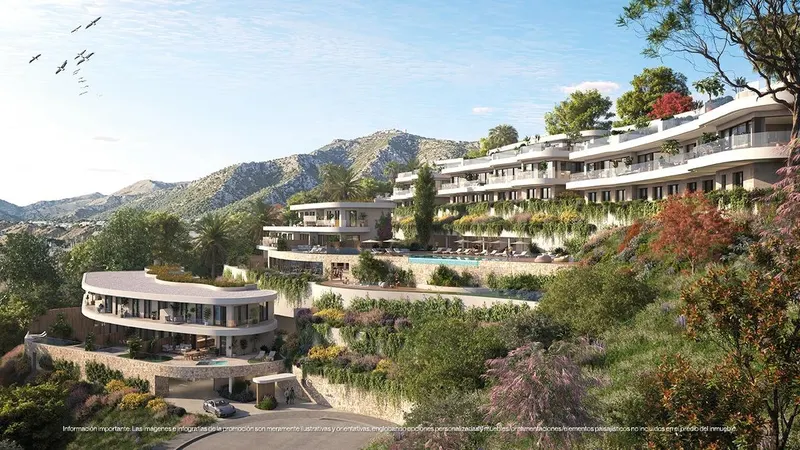 Luxury New Build Townhouses for Sale in Las Lomas del Higueron with Sea Views and Private Pools