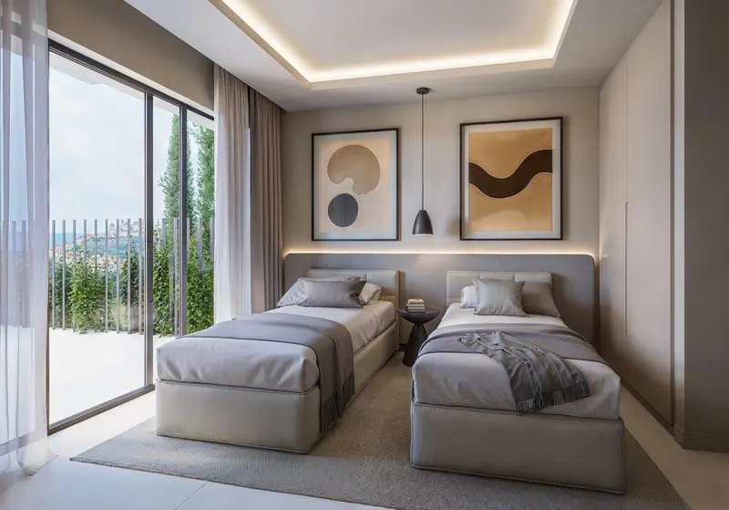 Luxury New Build Attached Villas with Sea Views and private pool in Casares del Sol