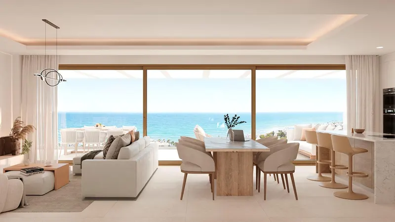 Nowe apartamenty z panoramicznym widokiem na morze w Torrenueva, Mijas