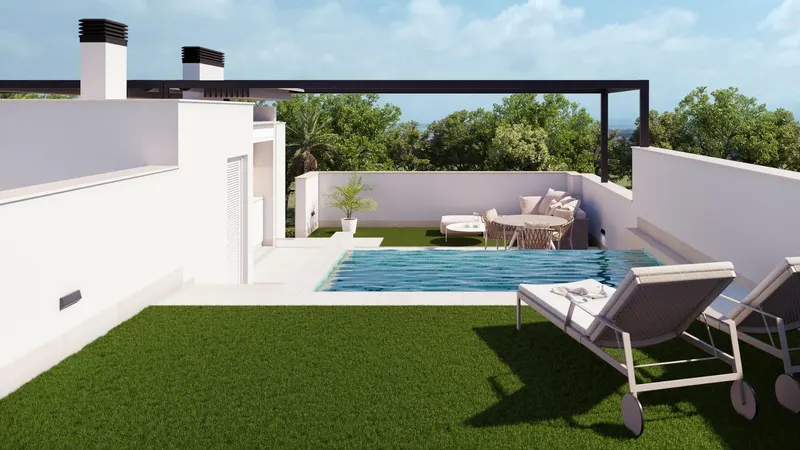 Promoción boutique de viviendas con piscina privada en Pilar de la Horadada