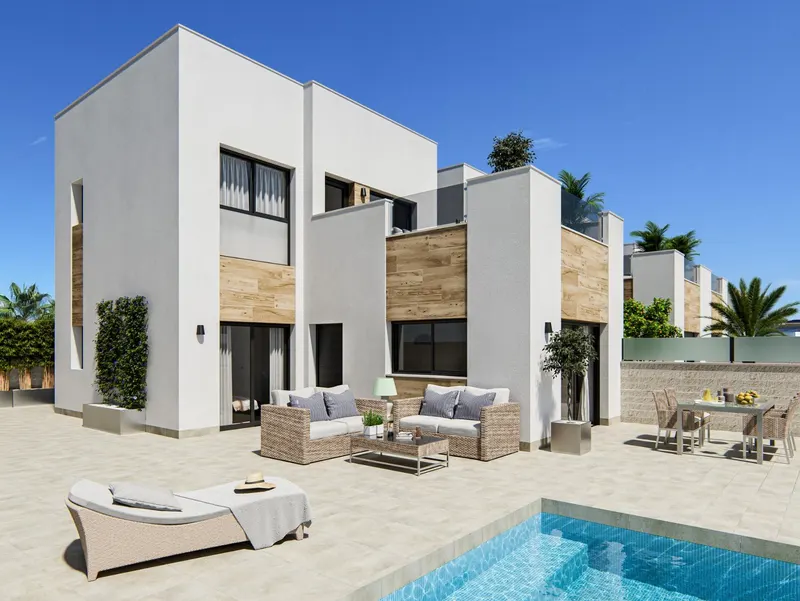 Villas de Obra Nueva con Piscina Privada en Oasis de la Marina, Costa Blanca