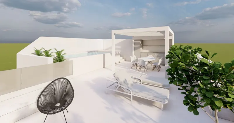 Ekskluzywne nowe bungalowy z prywatnym basenem w Pilar de la Horadada