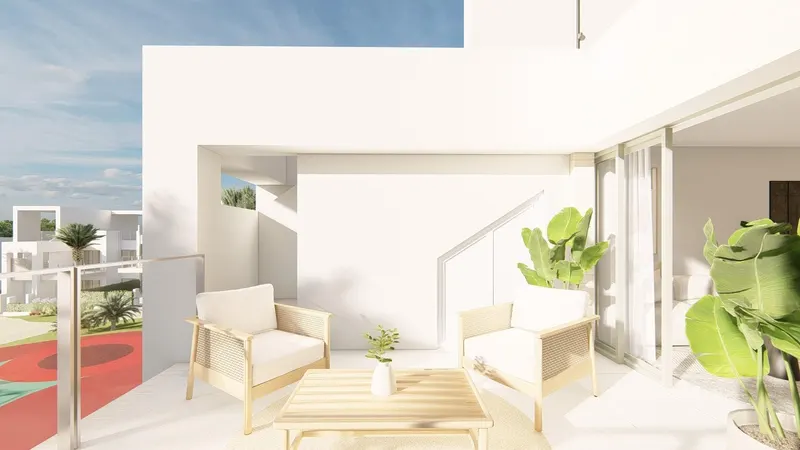 New Build Resort Apartments at La Serena Golf-Los Alcazares Near the Beach