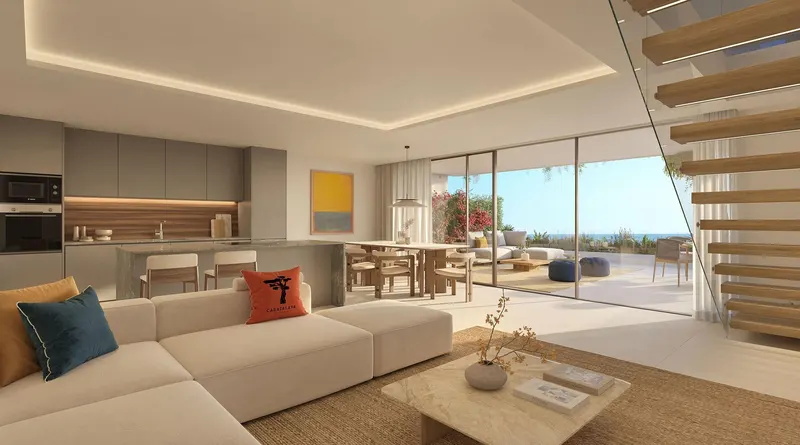 Apartamentos boutique de nueva construcción con vistas al mar en Torremuelle, Benalmádena