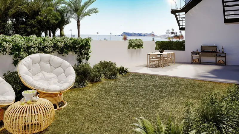 Viviendas de nueva construcción a solo 200 metros de la playa en Puerto de Mazarrón