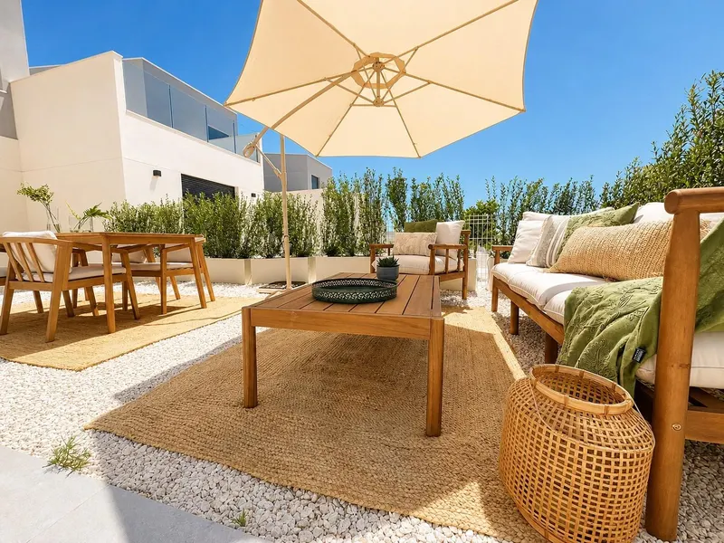 New Build Key Ready Townhouses and Semi Detached Villas in Altaona Golf Resort Murcia