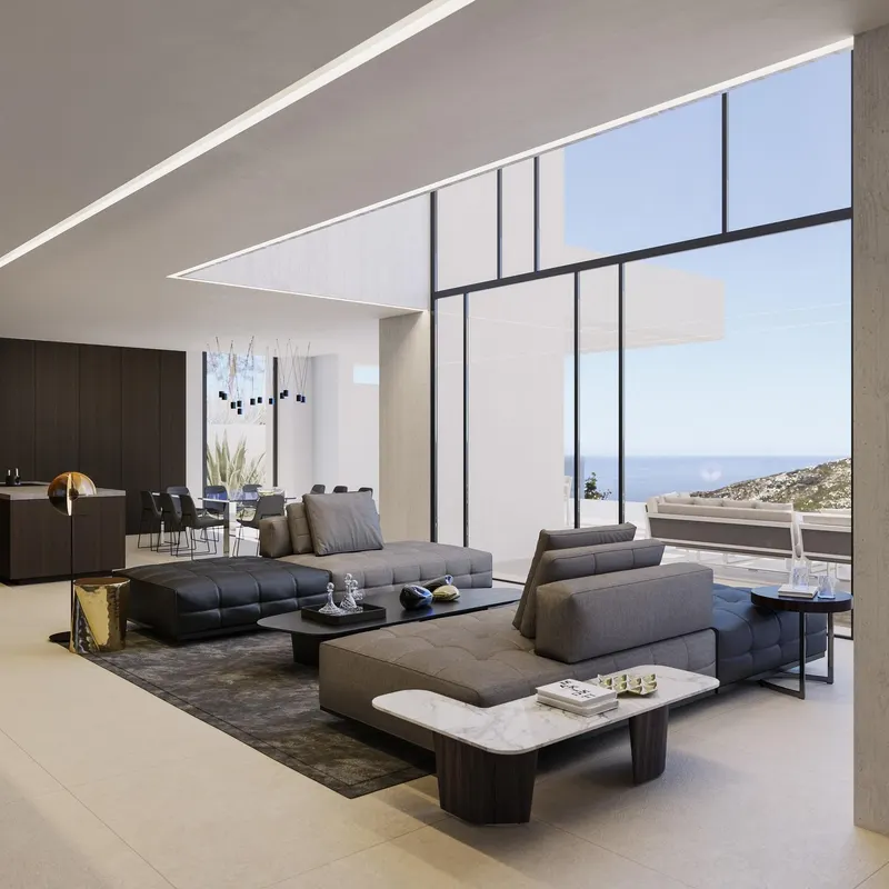 Villa de lujo de nueva construcción con vistas al mar cerca de la playa de Granadella, en Jávea