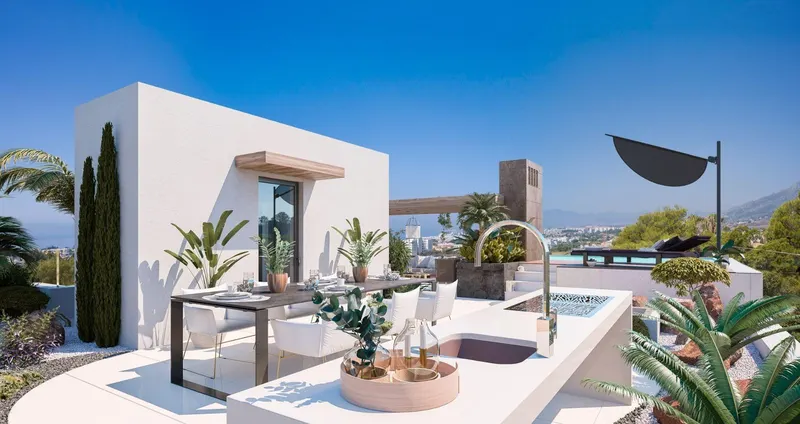 Lujosas casas adosadas de nueva construcción en Río Real, Marbella