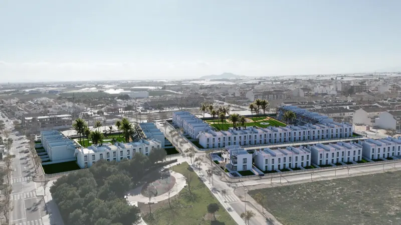 New build bungalows in Pilar de la Horadada