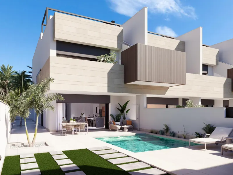 Promoción boutique de viviendas de nueva construcción con piscina privada en Pilar de la Horadada