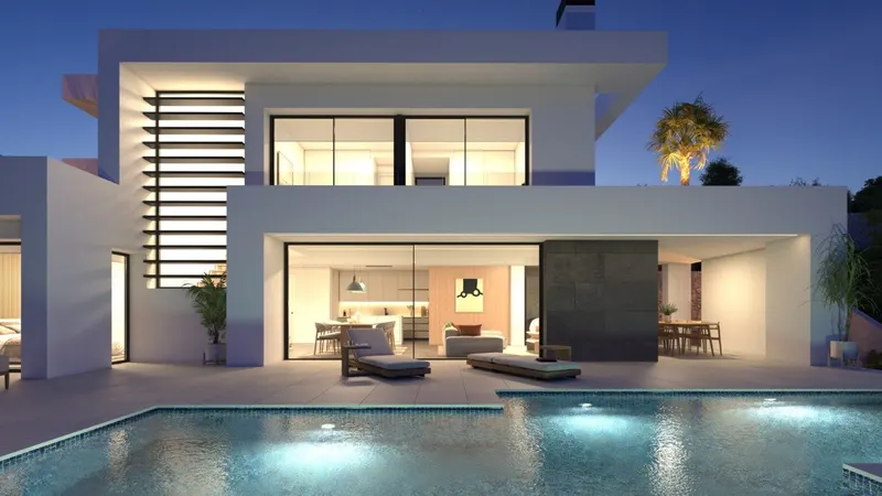 VILLA DE OBRA NUEVA CON VISTAS AL MAR EN CUMBRE DEL SOL