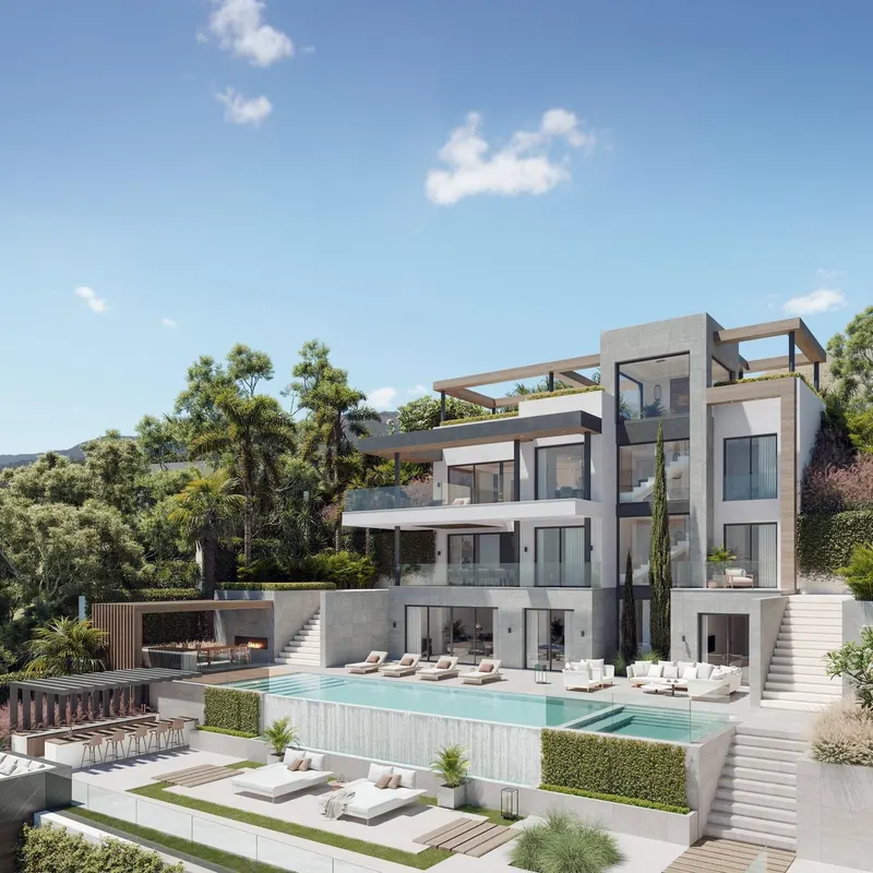 EXCLUSIVE COMPLEX WITH THE BEST GOLF AND SEA VIEWS IN MIJAS
