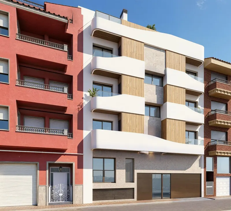 Apartamentos de nueva construcción en el centro de Guardamar del Segura, cerca de la playa