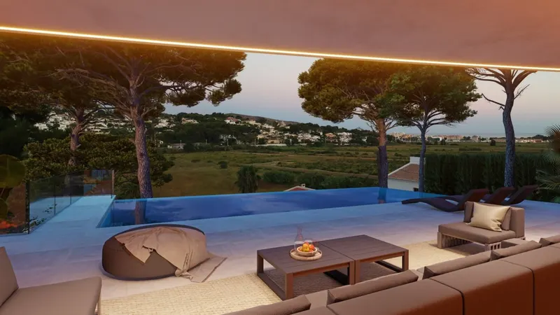 LUKSUSOWA, NOWO WYBUDOWANA WILLA W MORAIRA