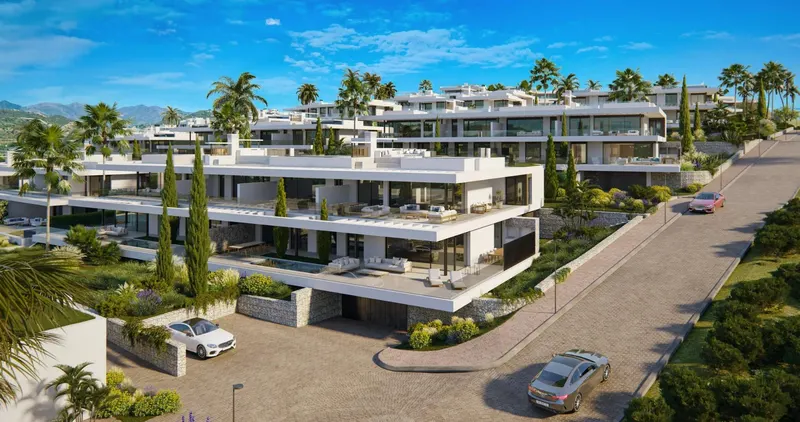 New Build Homes in Marbella East with Sea and Golf Views