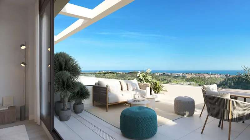 Nowe apartamenty z rozległym widokiem w Mijas Costa – Costa del Sol