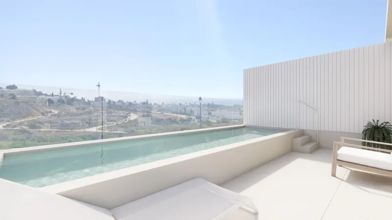 VILLAS ADOSADAS CON VISTAS AL MAR Y JUNTO AL CAMPO DE GOLF