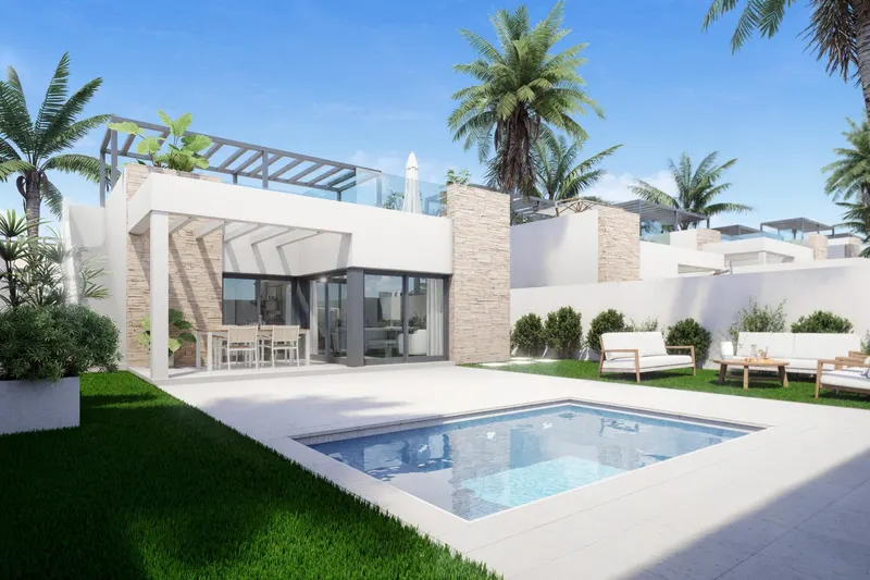 Modernas villas de nueva construcción con piscina privada en Valle del Este, Vera, Almería