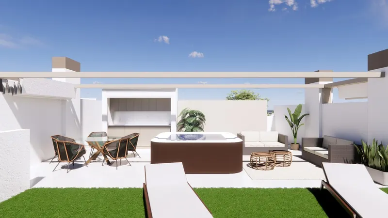 New Build Bungalows for Sale in Pilar de la Horadada 3 km from Beach