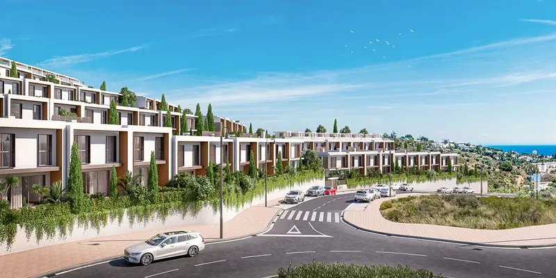 Nowe domy szeregowe i domy bliźniacze w La Cala de Mijas