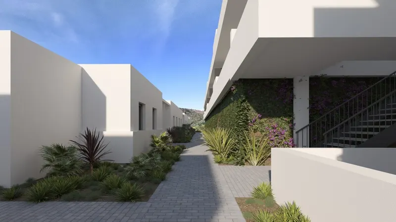 ADOSADOS DE OBRA NUEVA CON VISTAS AL MAR EN MANILVA